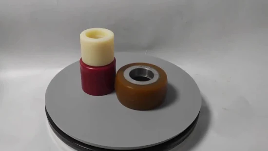 Детали вилочного погрузчика Китайская фабрика 200 мм * 50 мм Красное колесо из искусственной кожи для ручной тележки с поддонами Xilin